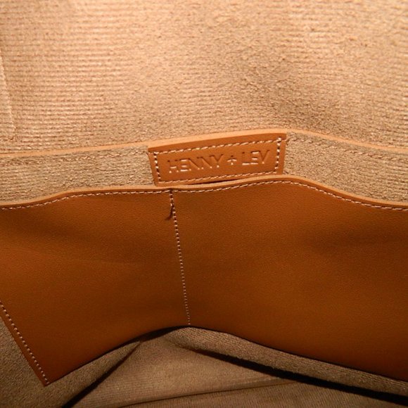 Henny + Lev Danielle VEGAN LEATHER 2-IN-1 Everyday Tote Bag w/Dust Cover NWT - Picture 8 of 16